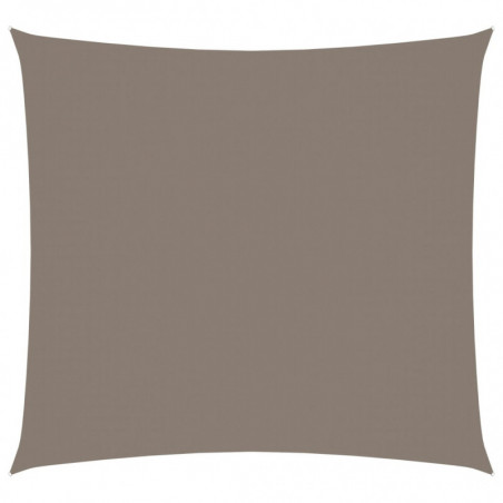 Sonnensegel Oxford Gewebe Quadratisch 3,6x3,6 m Taupe