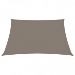 Sonnensegel Oxford Gewebe Quadratisch 3,6x3,6 m Taupe