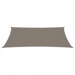 Sonnensegel Oxford-Gewebe Rechteckig 2x5 m Taupe