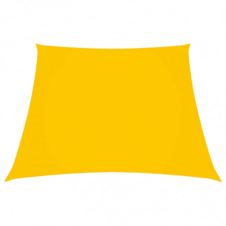 Sonnensegel Oxford-Gewebe Trapezförmig 4/5x3 m Gelb