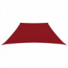 Sonnensegel Oxford-Gewebe Trapezförmig 4/5x3 m Rot