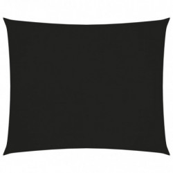 Sonnensegel Oxford-Gewebe Rechteckig 3,5x4,5 m Schwarz