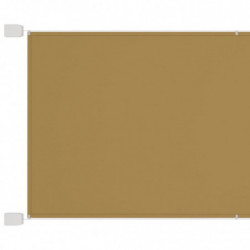 Senkrechtmarkise Beige 60x600 cm Oxford-Gewebe