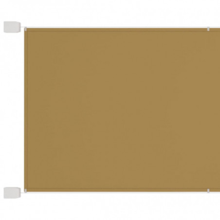 Senkrechtmarkise Beige 100x1200 cm Oxford-Gewebe
