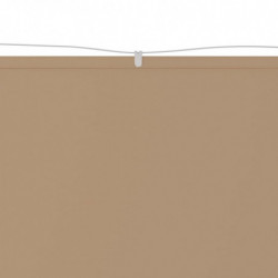 Senkrechtmarkise Taupe 60x360 cm Oxford-Gewebe