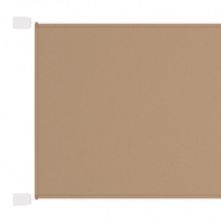 Senkrechtmarkise Taupe 60x420 cm Oxford-Gewebe