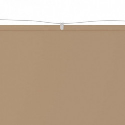 Senkrechtmarkise Taupe 100x600 cm Oxford-Gewebe