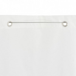 Balkon-Sichtschutz Weiß 160x240 cm Oxford-Gewebe