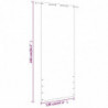 Balkon-Sichtschutz Terrakottarot 120x240 cm Oxford-Gewebe