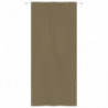 Balkon-Sichtschutz Taupe 120x240 cm Oxford-Gewebe