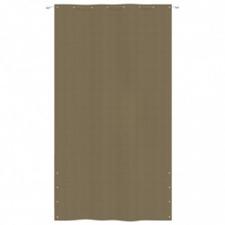 Balkon-Sichtschutz Taupe 160x240 cm Oxford-Gewebe