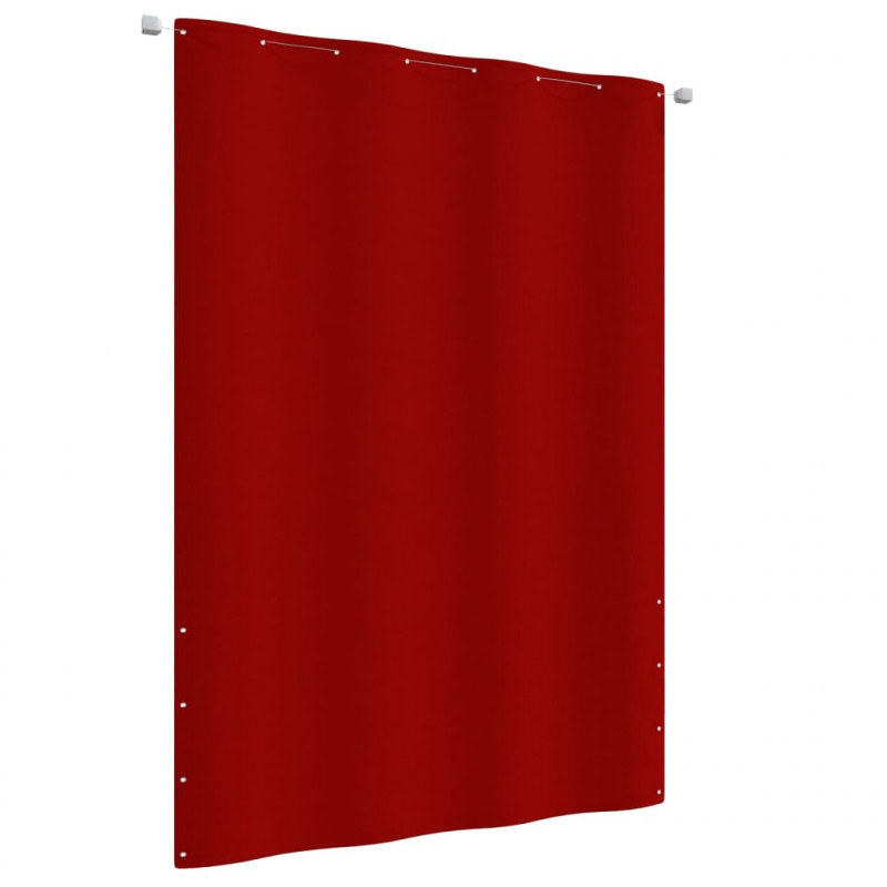 Balkon-Sichtschutz Rot 160x240 cm Oxford-Gewebe
