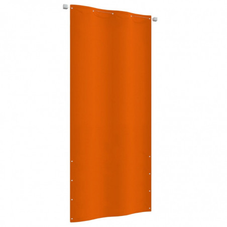 Balkon-Sichtschutz Orange 100x240 cm Oxford-Gewebe