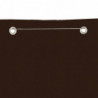 Balkon-Sichtschutz Braun 80x240 cm Oxford-Gewebe
