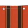 Balkon-Sichtschutz Orange und Braun 80x240 cm Oxford-Gewebe