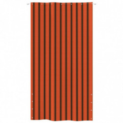 Balkon-Sichtschutz Orange und Braun 140x240 cm Oxford-Gewebe