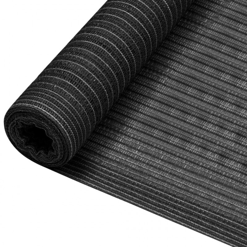 Zaunblende Anthrazit 3,6x25 m HDPE 68 g/m²