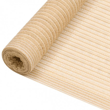 Zaunblende Beige 3,6x25 m HDPE 150 g/m²