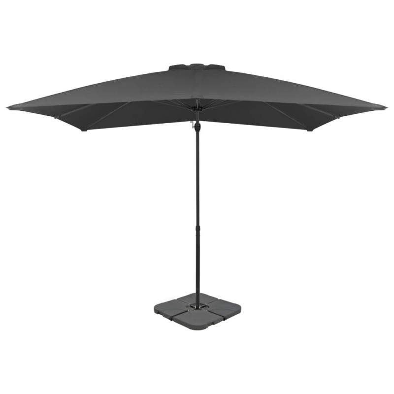 Sonnenschirm mit Schirmständer Anthrazit