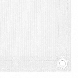 Balkon-Sichtschutz Weiß 120x400 cm HDPE