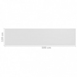 Balkon-Sichtschutz Weiß 120x500 cm HDPE