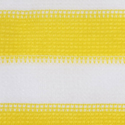 Balkon-Sichtschutz Gelb und Weiß 120x400 cm HDPE