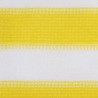 Balkon-Sichtschutz Gelb und Weiß 120x400 cm HDPE