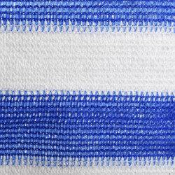 Balkon-Sichtschutz Blau und Weiß 75x600 cm HDPE