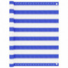 Balkon-Sichtschutz Blau und Weiß 90x300 cm HDPE