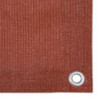 Balkon-Sichtschutz Terracotta-Rot 75x500 cm HDPE