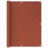 Balkon-Sichtschutz Terracotta-Rot 120x400 cm HDPE
