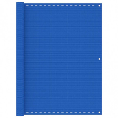 Balkon-Sichtschutz Blau 120x300 cm HDPE