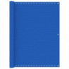 Balkon-Sichtschutz Blau 120x300 cm HDPE