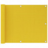 Balkon-Sichtschutz Gelb 75x600 cm HDPE