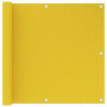 Balkon-Sichtschutz Gelb 90x600 cm HDPE