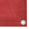 Balkon-Sichtschutz Rot 120x400 cm HDPE