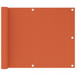 Balkon-Sichtschutz Orange 75x300 cm HDPE