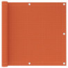 Balkon-Sichtschutz Orange 90x400 cm HDPE