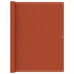 Balkon-Sichtschutz Orange 120x500 cm HDPE