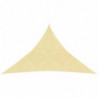 Sonnensegel 160 g/m² Beige 2,5x2,5x3,5 m HDPE