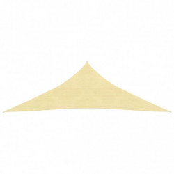 Sonnensegel 160 g/m² Beige 2,5x2,5x3,5 m HDPE