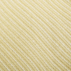 Sonnensegel 160 g/m² Beige 2,5x2,5x3,5 m HDPE