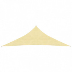 Sonnensegel 160 g/m² Beige 3x3x4,2 m HDPE