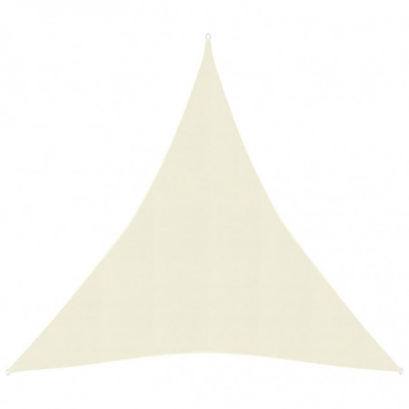 Sonnensegel 160 g/m² Creme 5x6x6 m HDPE