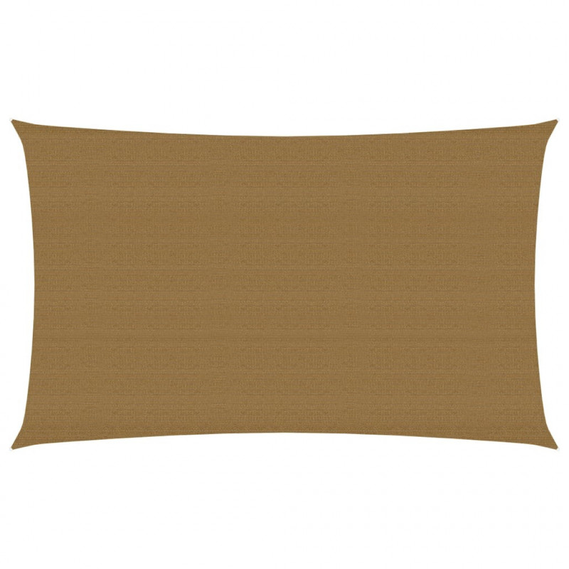 Sonnensegel 160 g/m² Taupe 2x4,5 m HDPE