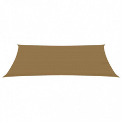 Sonnensegel 160 g/m² Taupe 2x4,5 m HDPE