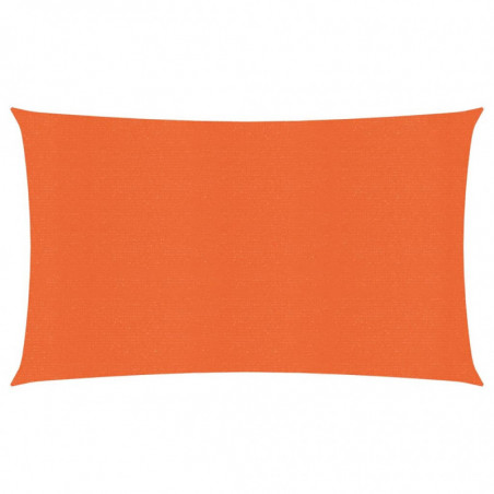 Sonnensegel 160 g/m² Orange 2x5 m HDPE