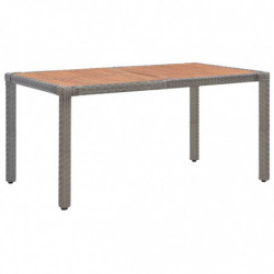 Gartentisch Grau 150x90x75...