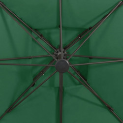 Ampelschirm mit Lüftung 300x300 cm Grün