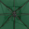 Ampelschirm mit Lüftung 300x300 cm Grün